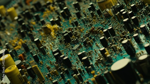Circuit components meticulously arranged on a development board, showcasing innovation and precision in electronic engineering, where every element plays a crucial role in creating functional technolo