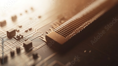 Circuit components meticulously arranged on a development board, showcasing innovation and precision in electronic engineering, where every element plays a crucial role in creating functional technolo