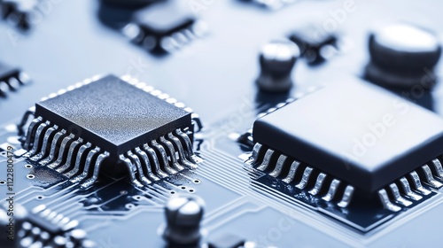 Circuit components meticulously arranged on a development board, showcasing innovation and precision in electronic engineering, where every element plays a crucial role in creating functional technolo