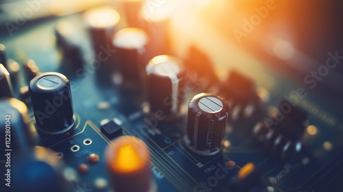 Circuit components meticulously arranged on a development board, showcasing innovation and precision in electronic engineering, where every element plays a crucial role in creating functional technolo