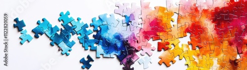 Vibrant Watercolor Puzzle P...