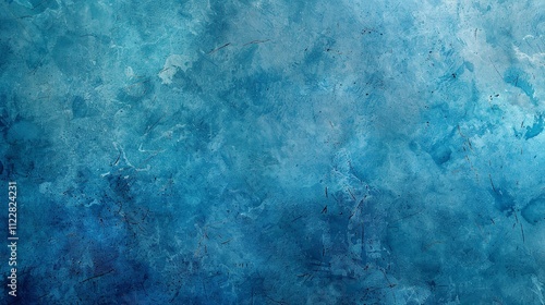 Old blue paper background with marbled vintage texture