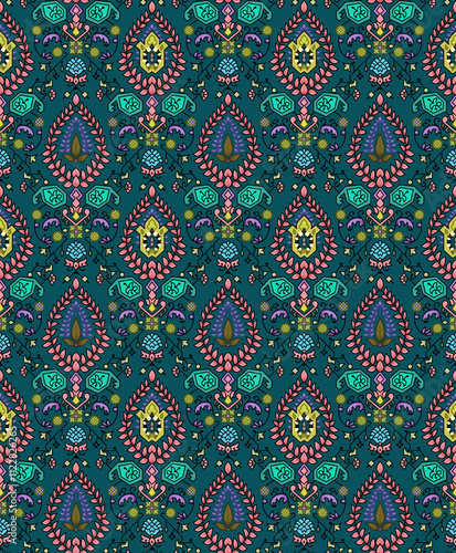 seamless pattern with flowers