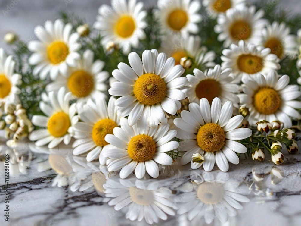 Obraz premium daisies in a vase