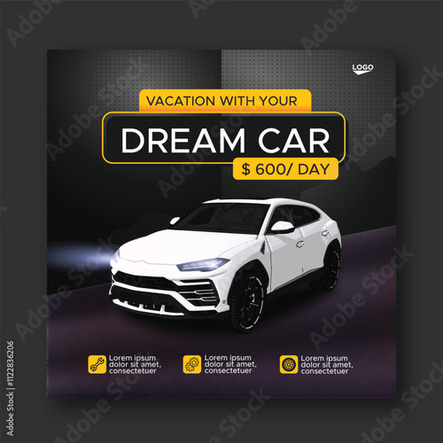 car sale promotion social media post advertisement