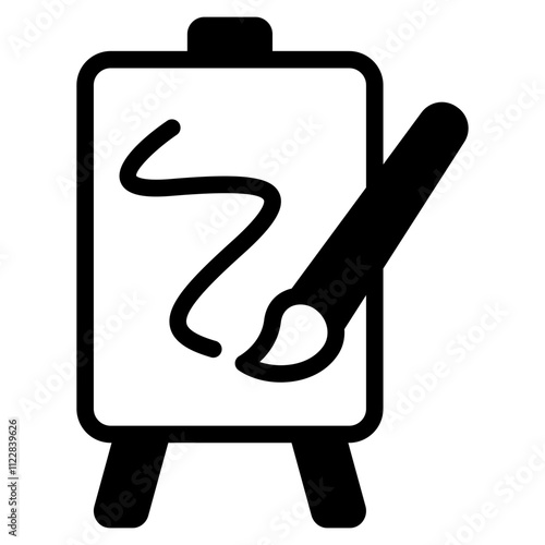 Artistic Easel Icon for Creative Projects
