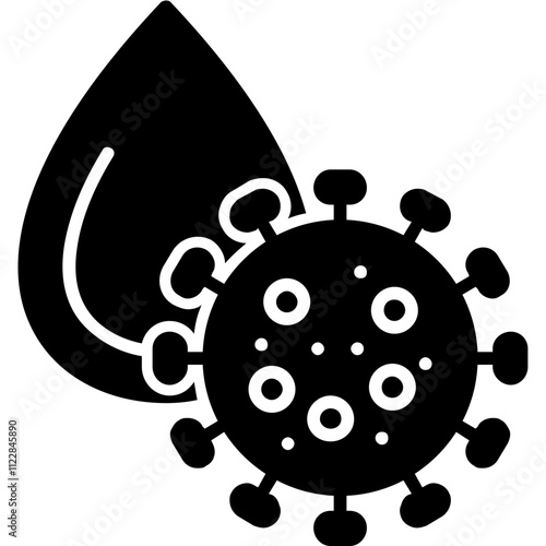 Contaminated Water Icon