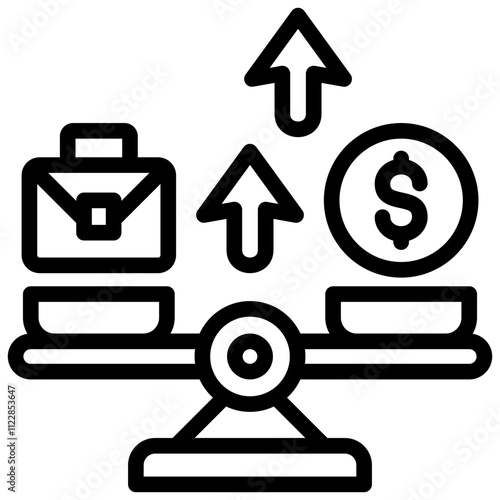 Salary Increase Icon