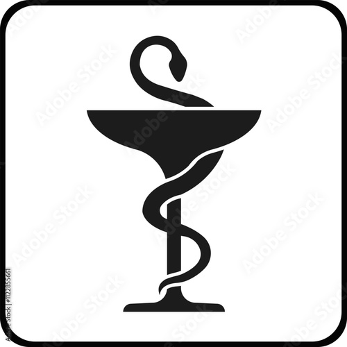 The icon is a snake wrapping around a bowl.