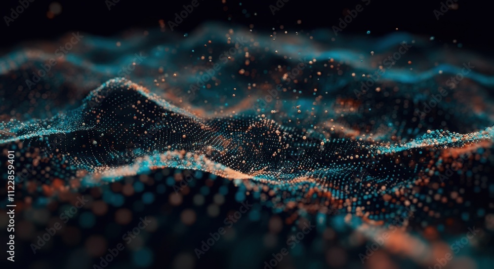 3D Big data technology Data science analysing artificial intelligence generative AI deep learning machine learning algorithm Neural flow network analytics innovation abstract futuristic. 3D Big data technology Data science analysing artificial intelligence generative AI deep learning machine learning algorithm Neural flow network analytics innovation abstract futuristic.