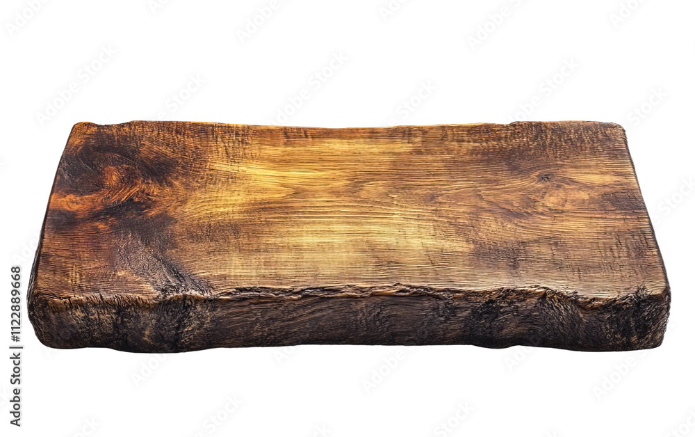 Fototapeta premium cutting board isolated on white background