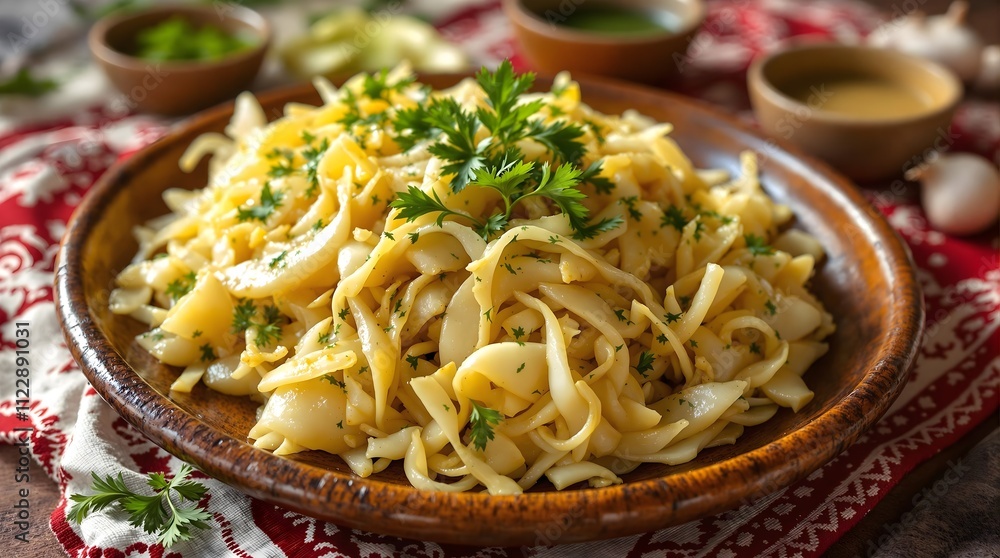 holg’om va Karam Qovurma Stir-Fried Turnips and Cabbage with Garlic and Dill (Turkmenistan Cuisine) holg’om va Karam Qovurma Stir-Fried Turnips and Cabbage with Garlic and Dill (Turkmenistan Cuisine)