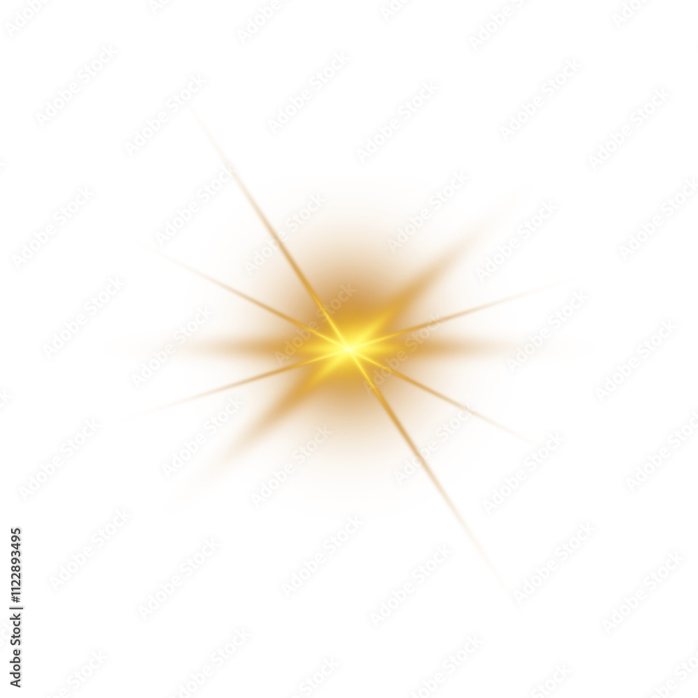 Fototapeta premium Sun Light Overlay. Sun rays overlay. Sun rays light isolated on black background, overlay design. optics special lens light effect. abstract lens flare light over black background