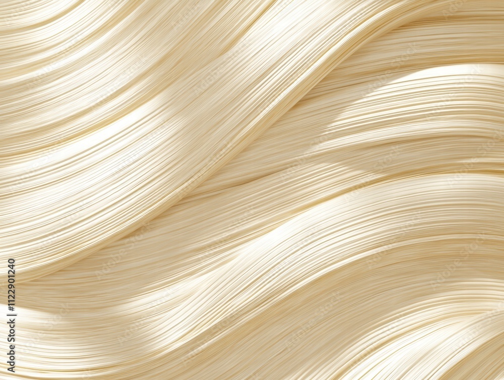 Smooth Flowing Creamy Blonde Hair Texture Background Smooth Flowing Creamy Blonde Hair Texture Background