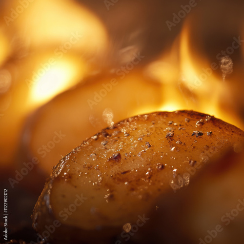  trozos de papas asadas 