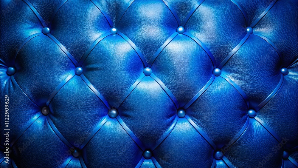 Fototapeta premium Elegant Night Photography of Luxury Blue Leather Texture Background with Subtle Lighting and Depth, Perfect for High-End Design Projects and Visual Aesthetics