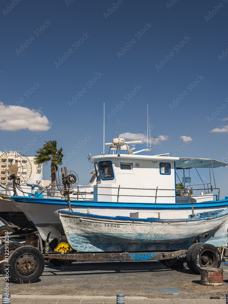 Fishing Boat on Trailer