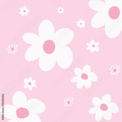 pink flowers background