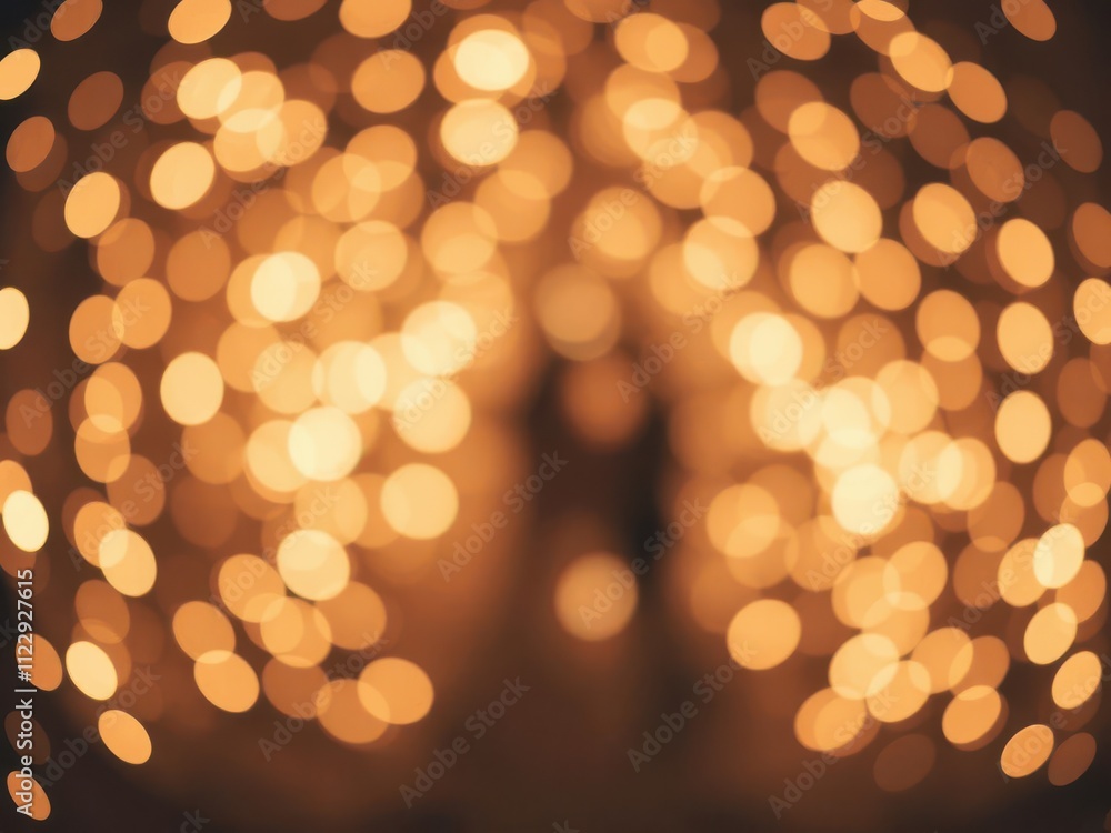 Obraz premium A romantic greeting card with a background of twinkling lights, perfect for celebrating weddings, anniversaries, and other life events, happy occasion