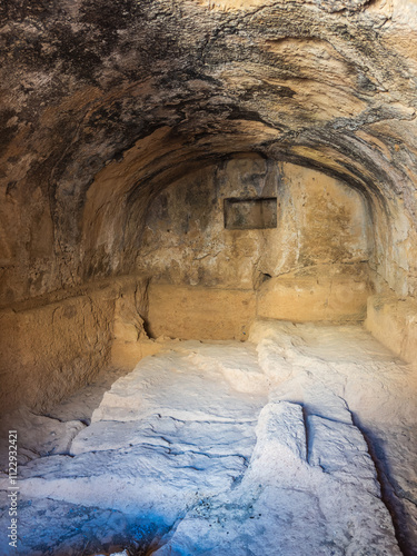 Obraz na płótnie Tomb of the Kings in Paphos, Cyprus w salonie