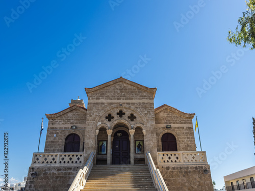 Obraz na płótnie Church of Panagia Theoskepasti in Paphos Cyprus w salonie
