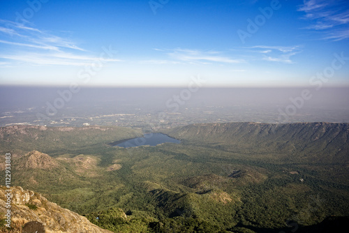 Obraz na płótnie Fascinating landscape of Mount Girnar, between nature and history w salonie