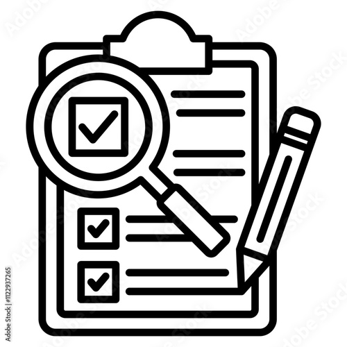 Checklist Icon Element For Design