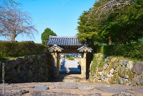 出石城跡の登城門 photo