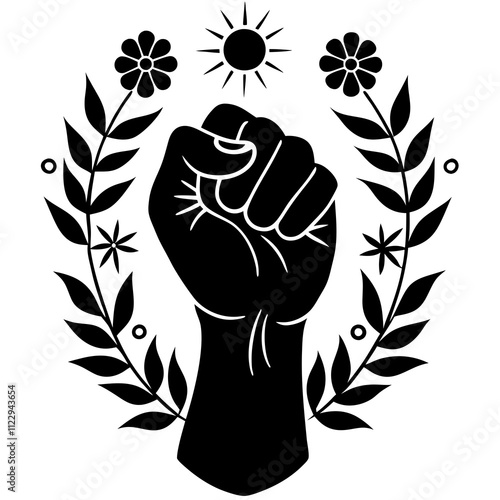 International Women’s Day Power Symbol.