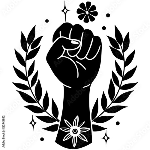 International Women’s Day Power Symbol.