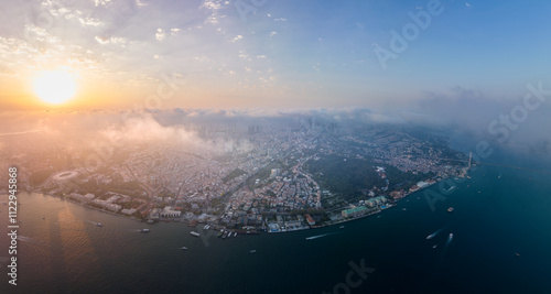 Photography Istanbul panorama photo, Turkey