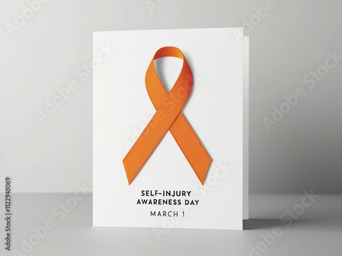 Ribbon and Self Injury Awareness Day with Cancer