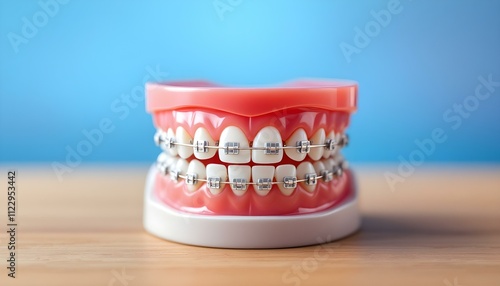 Orthodontic Brackets on Teeth