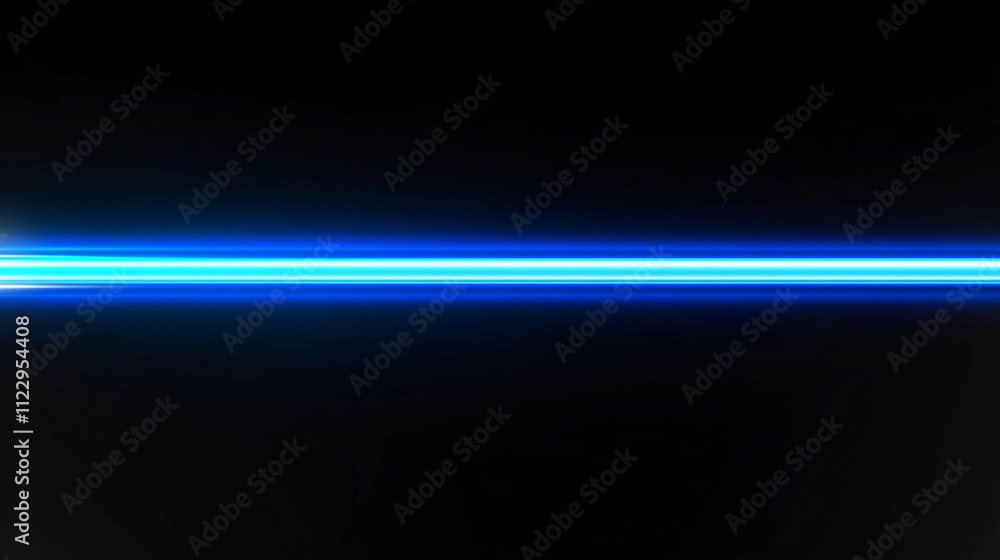 Obraz premium High-Speed Digital Motion, Blue Streak Effect, Ai