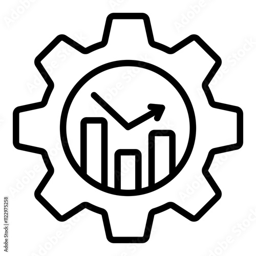 Lean Manufacturing  Icon Element For Design