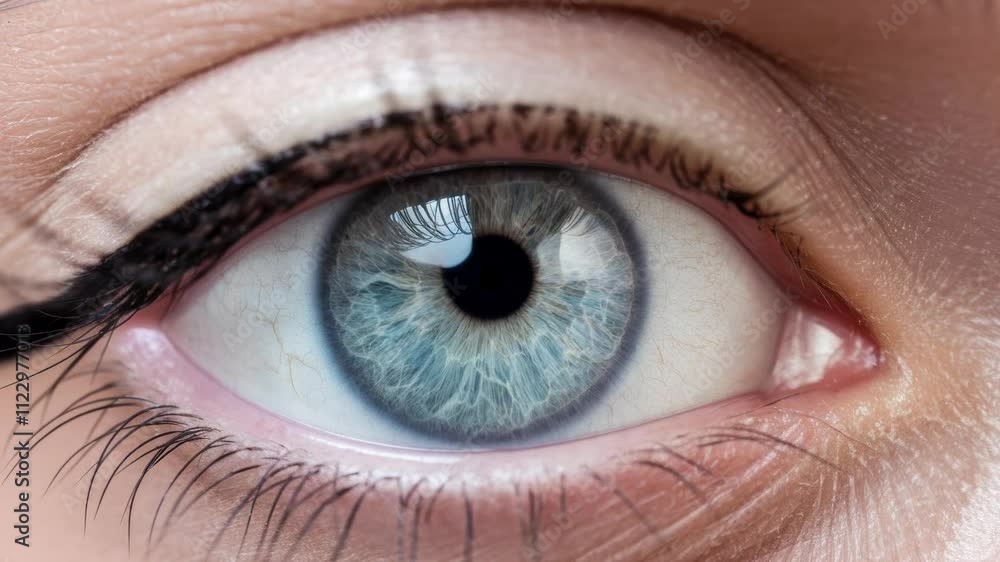 Rapidly changing images of a human eye. A sequence of different human eyes looking into a camera lens. Rapidly changing images of a human eye. A sequence of different human eyes looking into a camera lens.