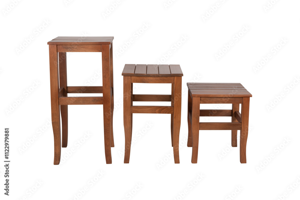 Set of 3 Wooden Nesting Tables with Natural Light Oak Finish, Handcrafted Solid Wood Side Tables for Living Room, Classic Modern Furniture for Home and Office Display Set of 3 Wooden Nesting Tables with Natural Light Oak Finish, Handcrafted Solid Wood Side Tables for Living Room, Classic Modern Furniture for Home and Office Display