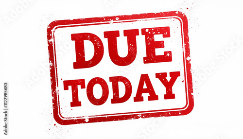 Bold red stamp graphic with 