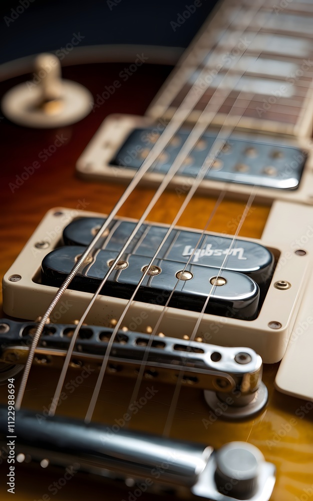 Fototapeta premium electric guitar close up