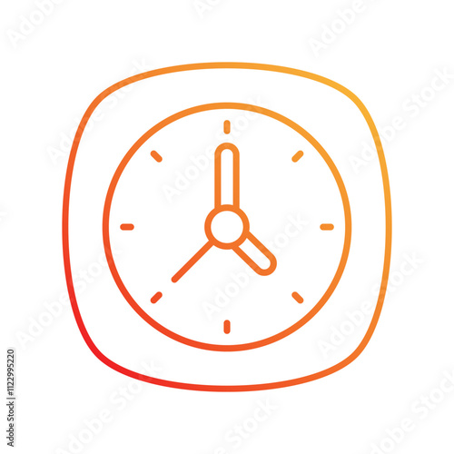 clock gradient icon with white background vector stock illustration Free Download clock gradient icon with white background vector stock illustration - GFXLoad