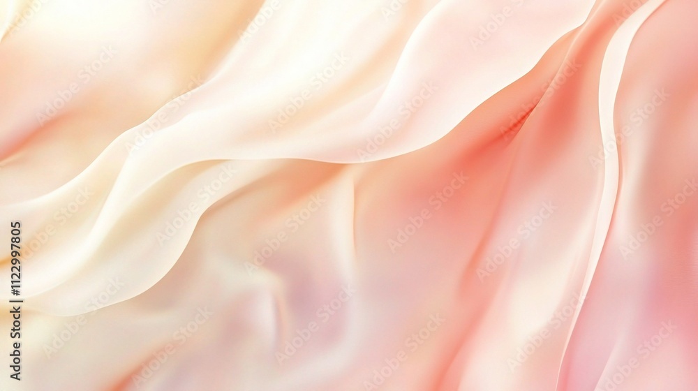 Fototapeta premium Soft Pastel Gradient Abstract Fluid Shapes for Artistic Backgrounds