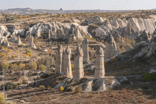 Chimeneas de Hadas en el museo al aire libre de Göreme, Capadocia, Turquía photo