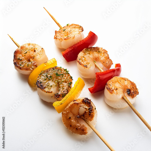 coquille st jacques, aliment, repas,  ,fruits de, brochette, mer, diners, assiette, crustacé, sauce, plat, frire, bon vivant, salade, cuisiné, délicieux, cuisine, blanc, tomates, poisson, légume, frai photo