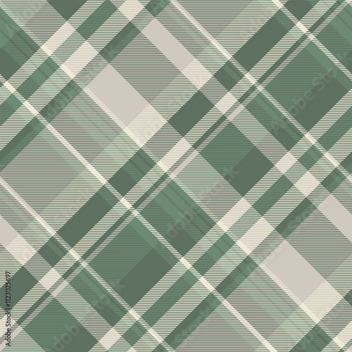 Gentleman textile background seamless, bathroom vector texture pattern. Cover check plaid fabric tartan in pastel and pastel grey colors.