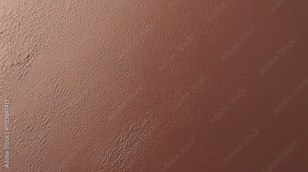 Fototapeta premium A rich brown surface with a subtle grainy texture adds depth and warmth to a serene room, enhancing the sense of comfort and tranquility