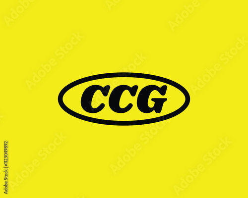CCG logo design vector template. CCG