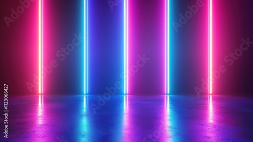 Wallpaper Mural Neon Lights Background Torontodigital.ca