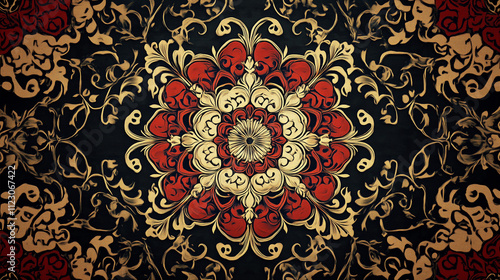 An old Asian style pattern