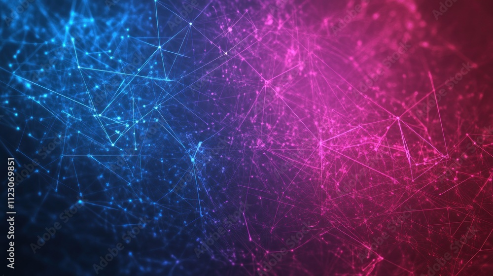 Fototapeta premium Abstract Network Connection