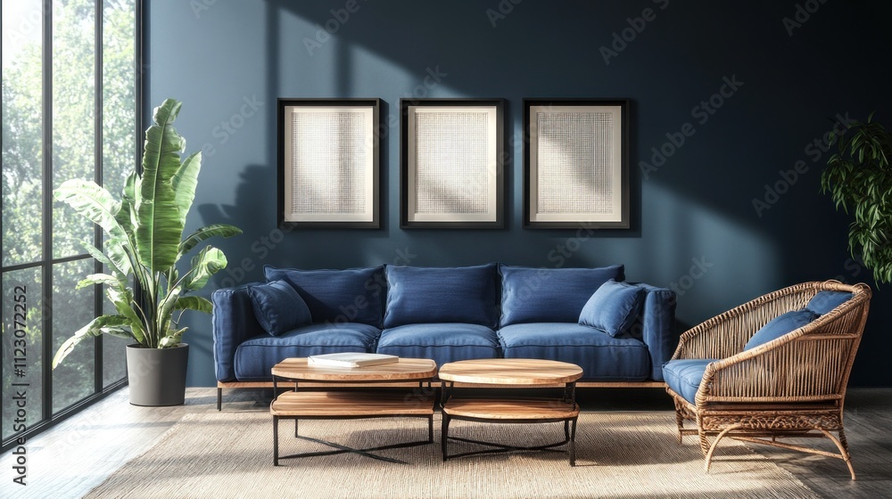 Fototapeta premium Modern Living Room Interior Design